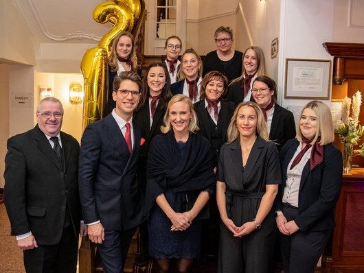 Teamfoto anlässlich der Feierlichkeiten zum 125jährigen Jubiläum